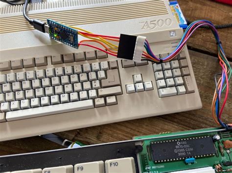 This project is about connecting USB HID devices like keyboard, mouse and the combination of those (sometimes called "desktops") to almost any Amiga. . Amiga 500 usb keyboard adapter